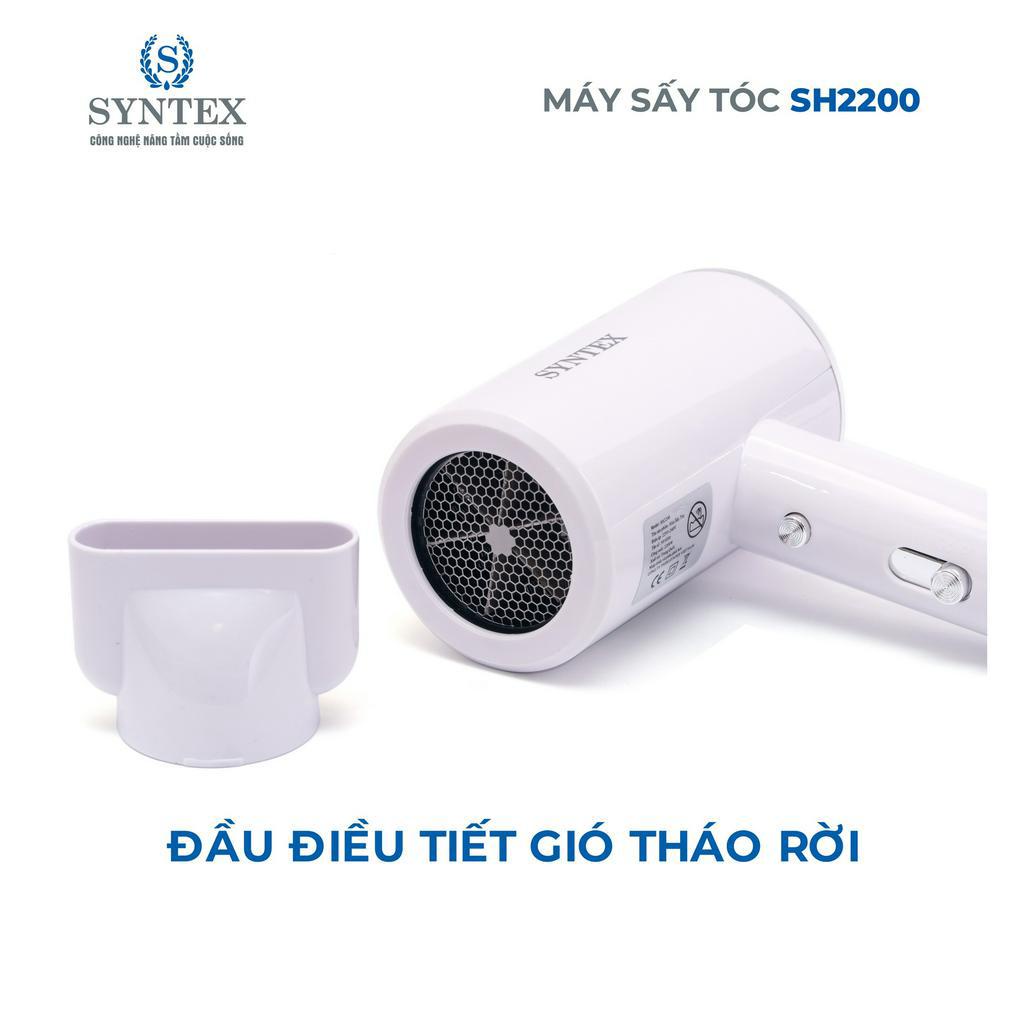 Máy sấy tóc cao cấp Syntex, Sấy tạo ion âm, Công suất lớn, Bảo hành 12 tháng