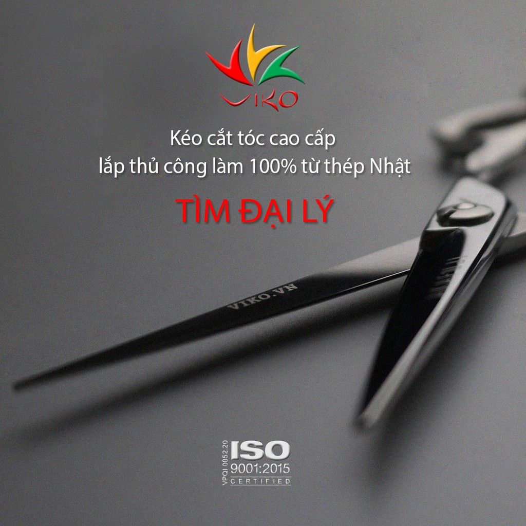 Kéo Cắt Tóc Cao Cấp Viko Taregami: ROSE-6.0 Chính Hãng Nhật Bản,Bảo Hành 2 Năm, Tặng Bao Kéo [Free ship]