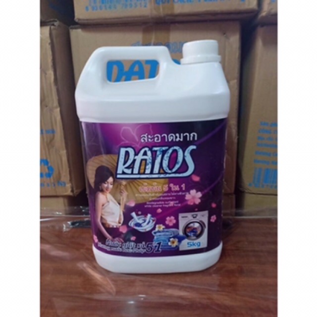 NƯỚC GIẶT RATOS 5IN1 HƯƠNG HOA CAO CẤP