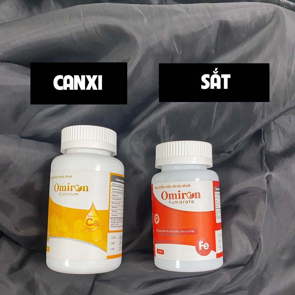 OMIRON FUMARATE – Bổ sung sắt hữu cơ cho bà bầu, người lớn và trẻ nhỏ thiếu sắt (30 viên)