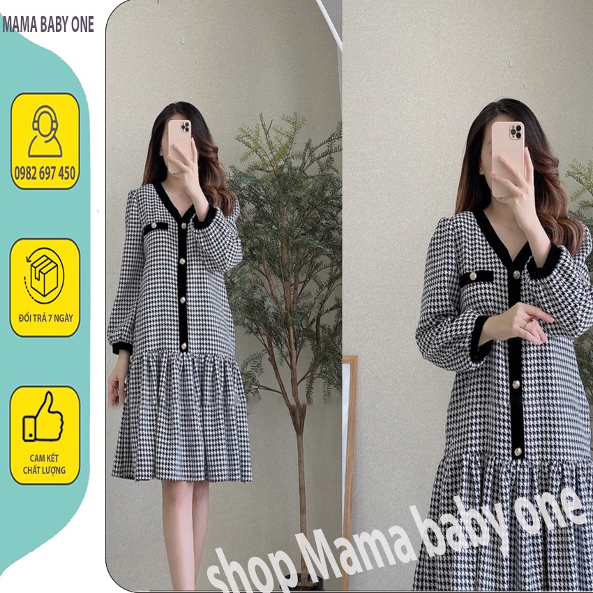 VÁY BẦU CÔNG SỞ CƯC XINH-ĐẦM BẦU THIẾT KẾ DÀI TAY DÁNG XUÔNG ĐUÔI CÁ PHONG CÁCH HÀN SANG CHẢNH...