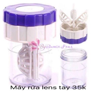 Máy rửa lens tay, cốc rửa lens giúp lens sạch hơn