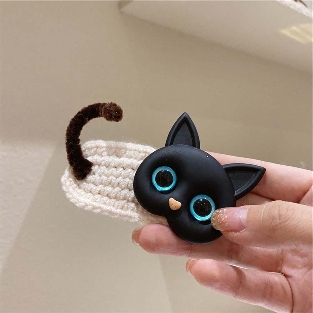 Kẹp Tóc Hình Chú Mèo Dễ Thương Cho Nữ