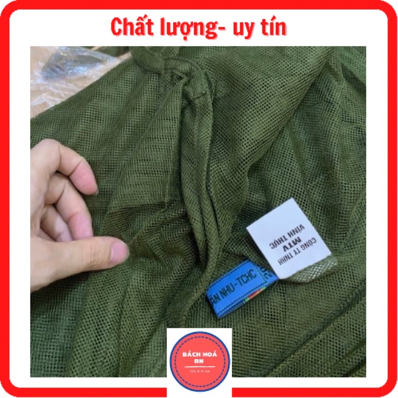 Màn Tuyn Chống muỗi 80cmx190cm, mùng cá nhân xanh rêu Giá Tốt Nhất