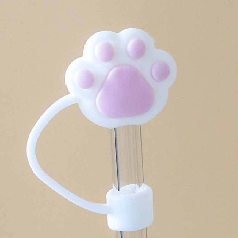 Nắp silicon đậy bảo vệ ống hút chống bụi kiểu dáng hoạt hình dễ thương