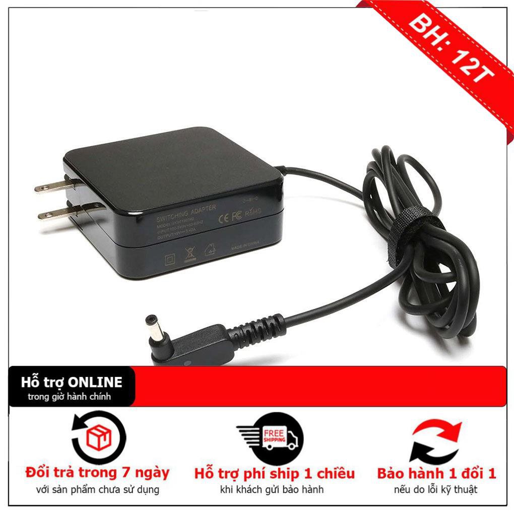 Sạc Dành Cho Laptop Asus 19v-2.37A Chân Nhỏ Vuông Zin xịn