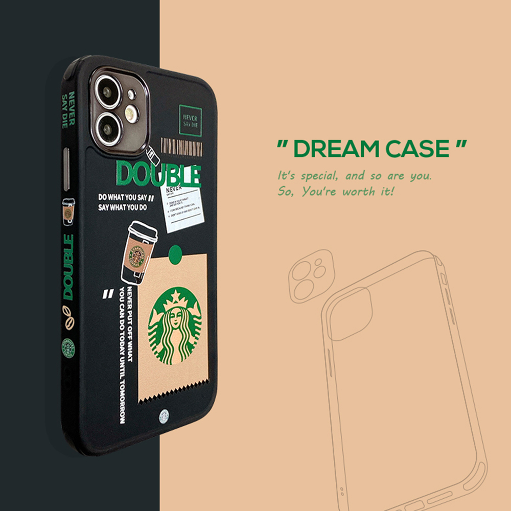 STARBUCKS MCDONALDS ốp lưng Thời Trang Dành Cho Iphone 12 11 Pro Max X Xs Max Xr 8 7 Plus Se