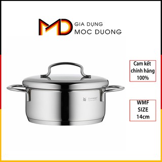 Nồi mini WMF size 14cm có vung, Nồi inox cromargan không gỉ size nhỏ