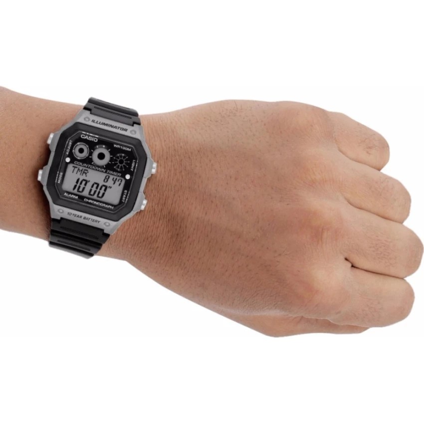 Đồng hồ nam dây nhựa Casio chính hãng Anh Khuê AE-1300WH-8AVDF