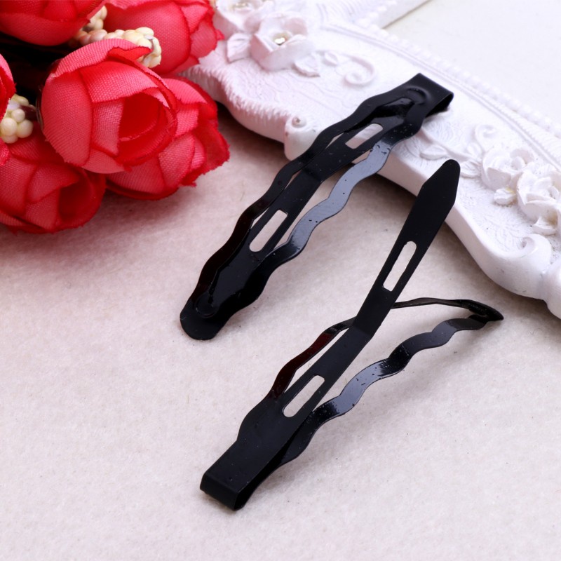 Set 12 kẹp tóc đen thời trang cho nữ