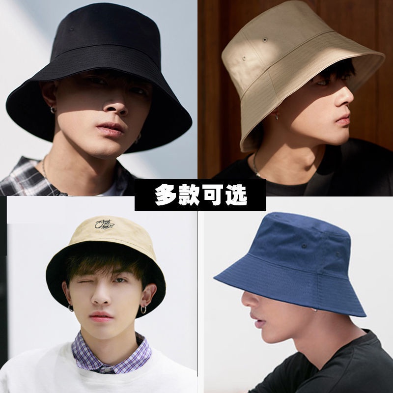 Mũ Bucket Hai Mặt Chống Nắng Phong Cách Thời Trang Nhật Bản Cho Nam Giới Có Size Lớn 8.19