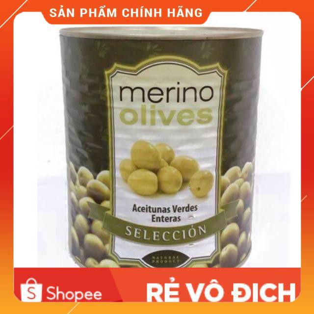 Oliu Xanh Nguyên Trái - 3kg, hàng nhập khẩu Tây Ban Nha, công ty EU Food VN (Hộp to, tiết kiệm hơn, ăn đã hơn)