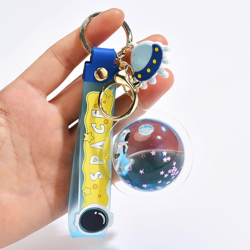 Móc Khóa Hình Phi Hành Gia Bằng Kim Tuyến Nước Vui Nhộn Sáng Tạo