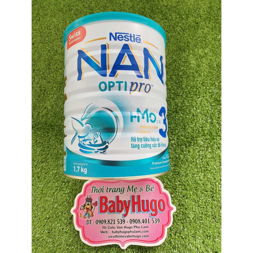 [MẪU MỚI] Sữa bột Nestle NAN OPTIPRO 3 Lon 1.8Kg