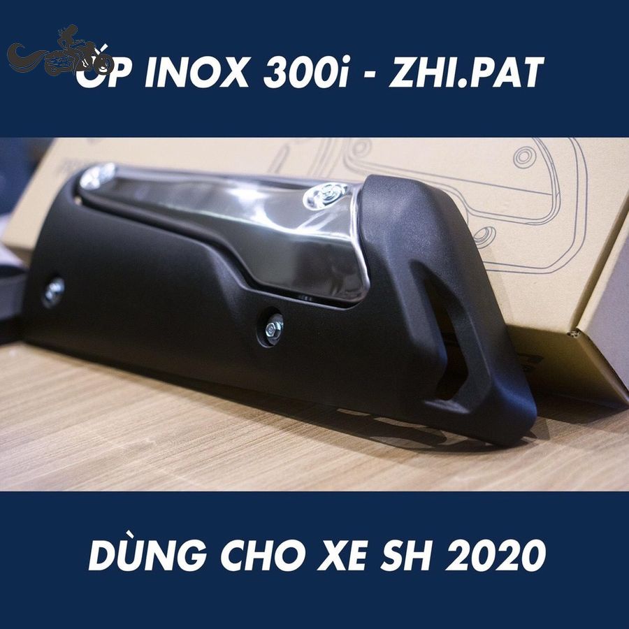 Ốp Pô SH 300i Cho Phiên Bản SH 2020. Hàng Bảo Hành Chính Hãng Zhi.Pat Cam Kết Chất Lượng. Chất Liệu Inox Cao Cấp