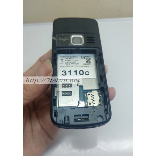 Điện thoại nokia 3110c chính hãng kèm pin sạc-Bảo hành 12 tháng