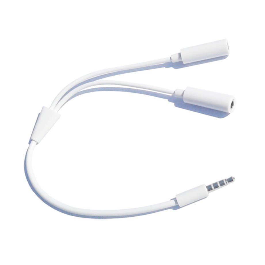 dây jack 3.5 chia 2 cổng audio