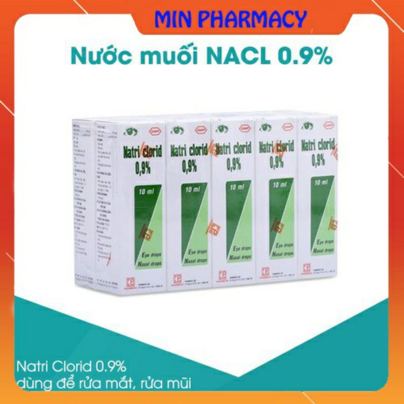 Nước muối sinh lý cho trẻ sơ sinh Nacl vệ sinh Mắt Mũi Miệng Tai Natriclorid Hồ Chí Minh