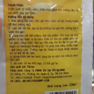DẦU GỘI ĐEN TÓC NHÂN SÂM 23ML