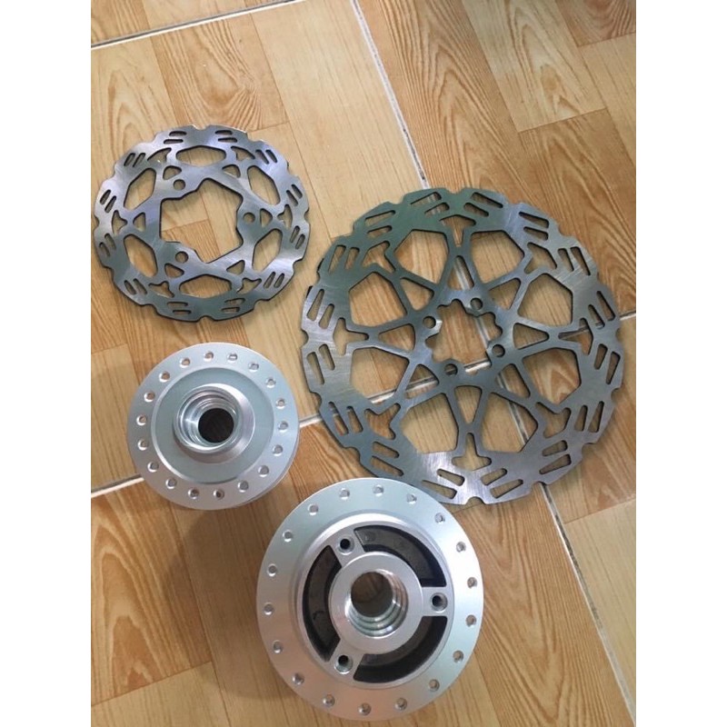 Đùm inđô Raider / Satria Đi Bánh Căm :2 Màu :Sơn Bạc,Crom&gt;&gt;&gt;&gt;