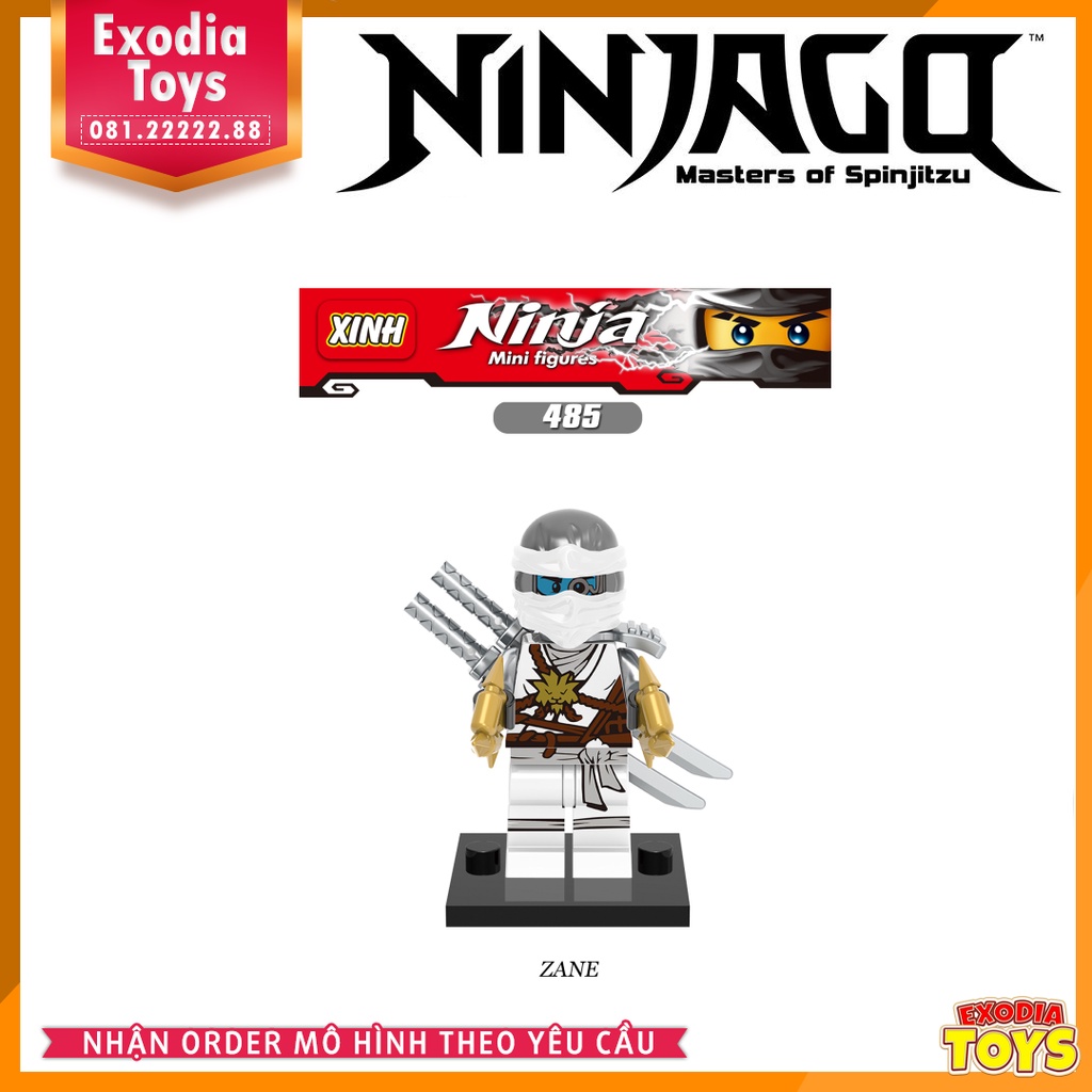 Xếp hình Minifigure Ninjago : Masters of Spinjitzu - Đồ Chơi Lắp Ghép Sáng Tạo - X0143