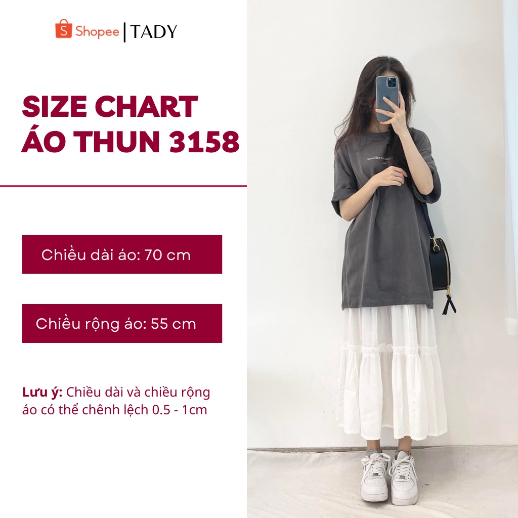 Áo Thun Phông 3158 Chất Cotton Khô Và Nhung In Chữ Adream Oversize Unisex Phong Cách