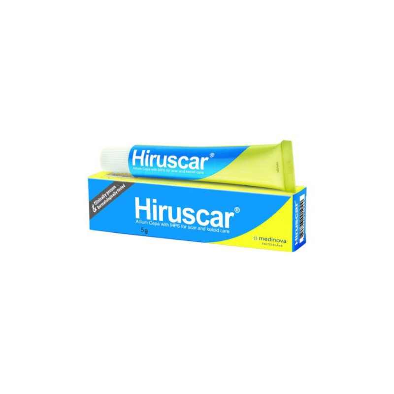 HIRUSCAR GEL- HIRUSCA POST ACNE GEL làm mờ sẹo thâm, sẹo mụn