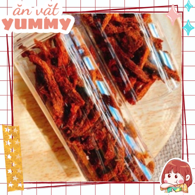 Khô Bò Que 300gr Ăn Vặt Yummy - đồ ăn vặt lon pet vừa ngon vừa rẻ | BigBuy360 - bigbuy360.vn