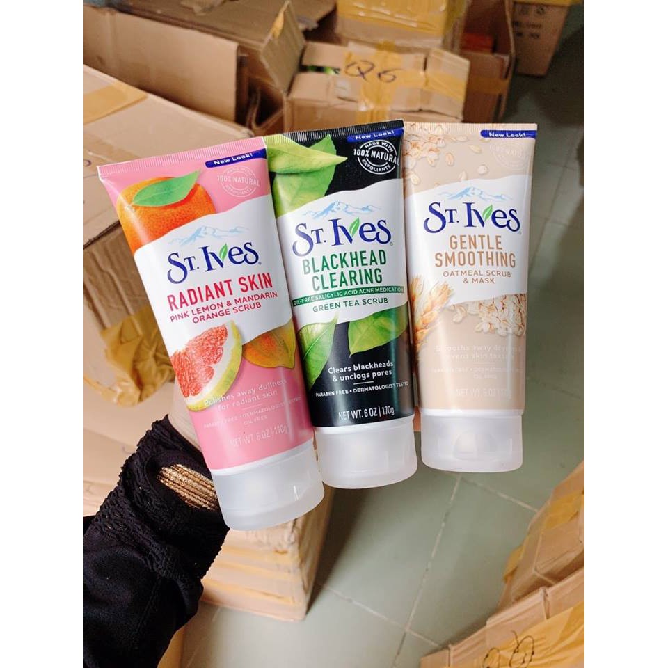 Sữa rửa mặt có hạt massage ST. Ives Mỹ | BigBuy360 - bigbuy360.vn