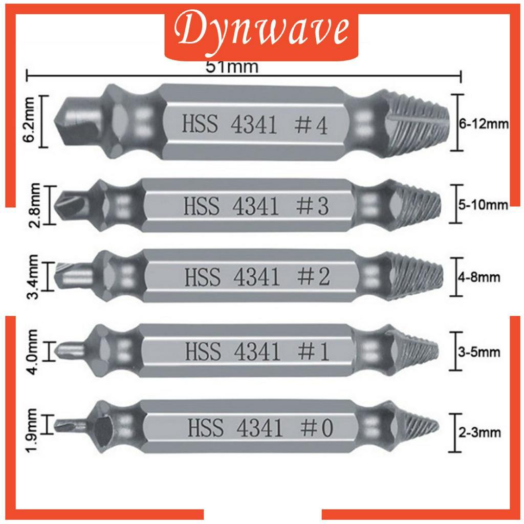 Bộ 5 mũi khoan tháo ốc vít bị hỏng chất lượng cao tiện dụng