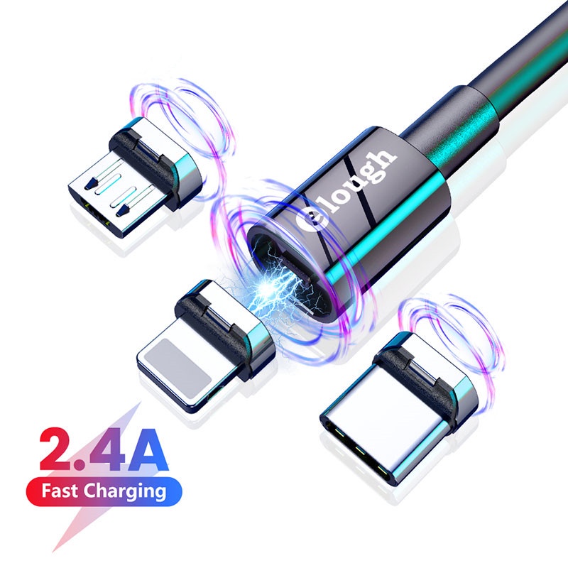 Cáp sạc từ tính USB Loại C Dây dữ liệu Micro USB cho Huawei Samsung