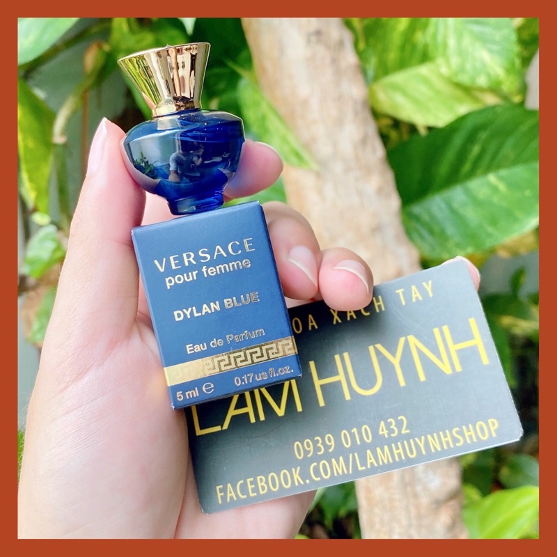 Nước hoa mini VERSACE DYLAN BLUE femme nữ 5ml