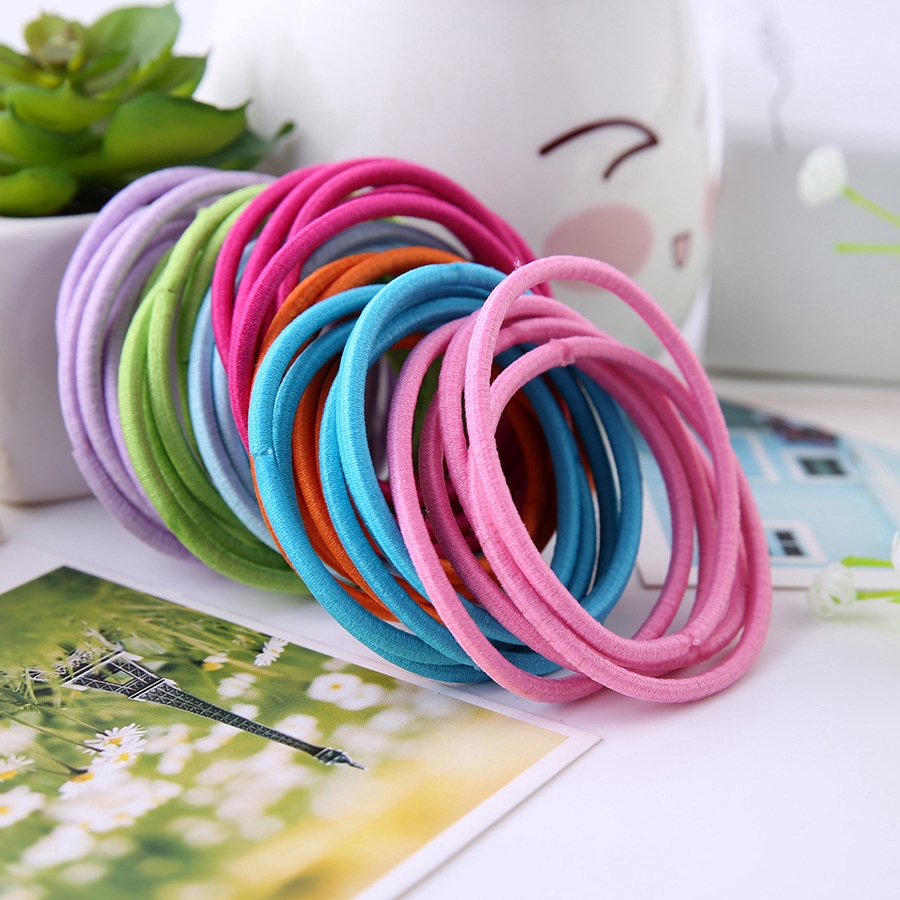 Bộ 50 dây cột tóc cho nữ