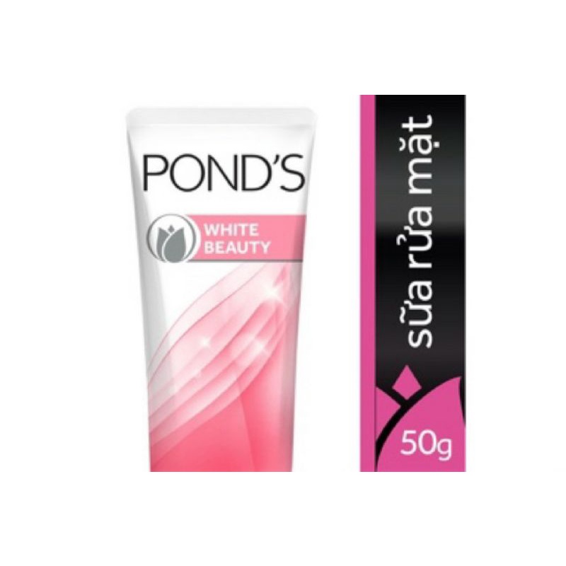 sữa rửa mặt trắng hồng Pond's white beauty tuýp 50g