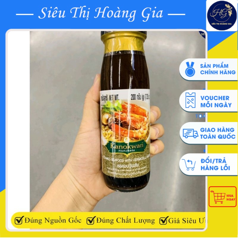 Xốt gia vị làm miến hải sản Kanokwan - กนกวรรณ ซอสอบวุ้นเส้น