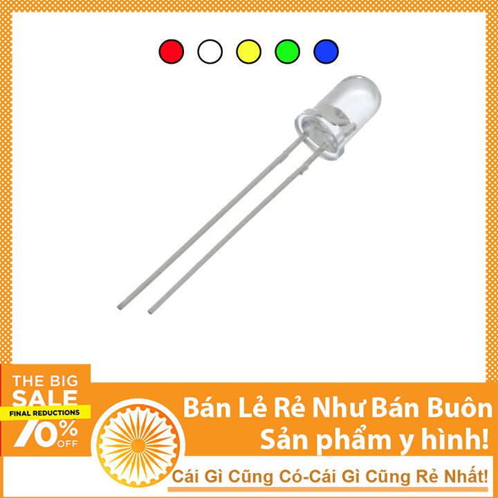 Gói 10 Con Led Siêu Sáng Phi 5 | WebRaoVat - webraovat.net.vn