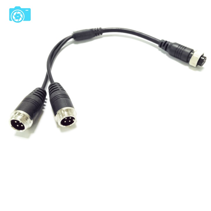Đầu chia đôi dây GX12, loại 4 chân kim