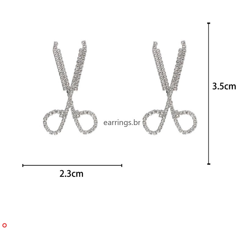 Bông tai hình cây kéo