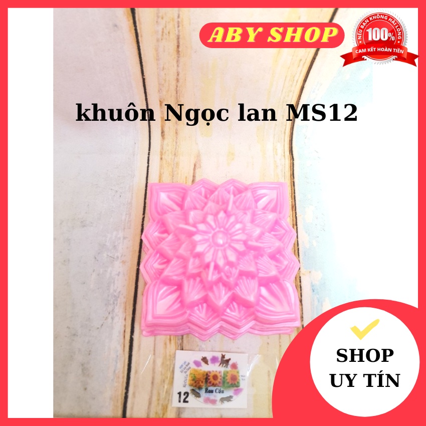 Khuôn làm rau câu ⚡ HÀNG LOẠI 1 ⚡ khuôn Ngọc lan MS12 làm rau câu với nhiều hình dạng bắt mắt