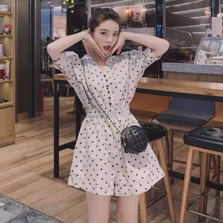 Jumpsuit Chấm Bi Hot Hít