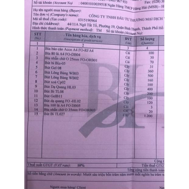 Bút lông viết bảng TL