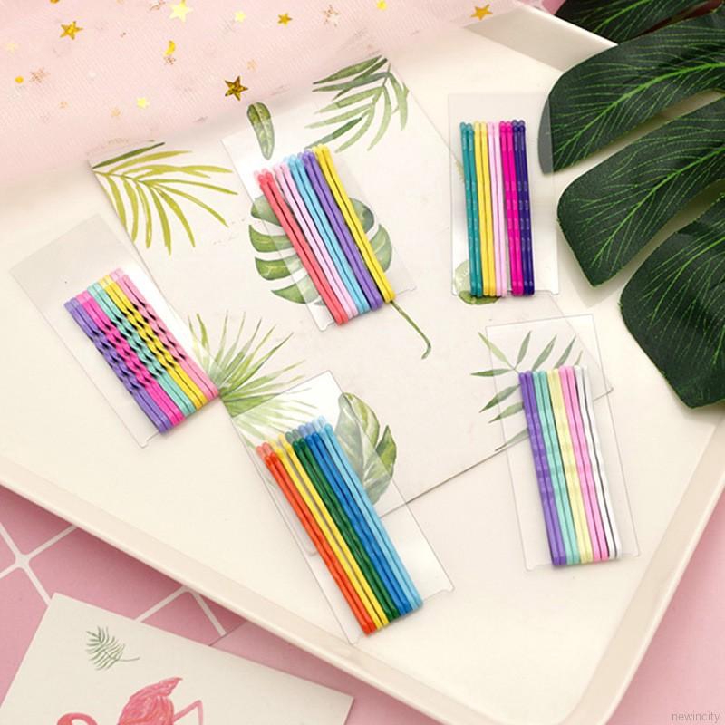 Set 10 kẹp tóc nhiều màu dễ thương cho bé gái