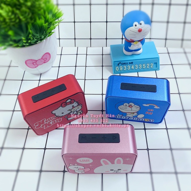 Loa bluetooth Doremon - Hello Kitty - Doraemon