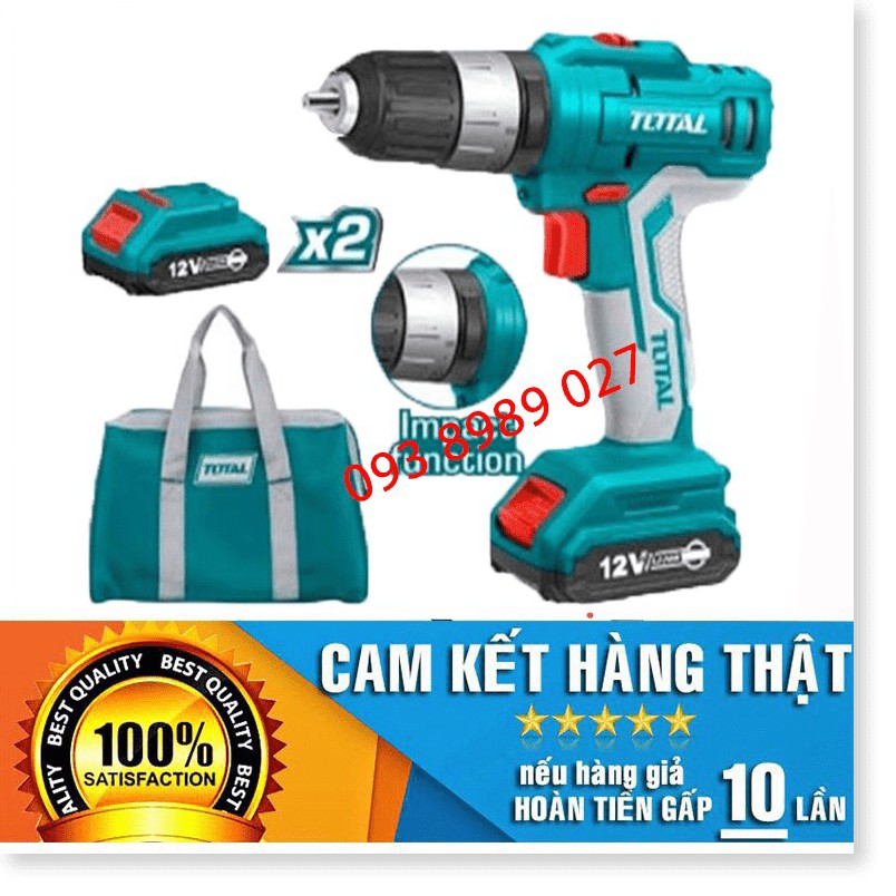 MÁY KHOAN BÊ TÔNG DÙNG PIN TOTAL 12V