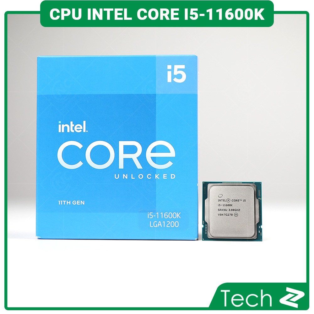 CPU Intel Core I5 11600K (3.9GHz turbo up to 4.9Ghz, 6 nhân 12 luồng, 12MB Cache, 125W) - Socket Intel LGA 1200 | BigBuy360 - bigbuy360.vn