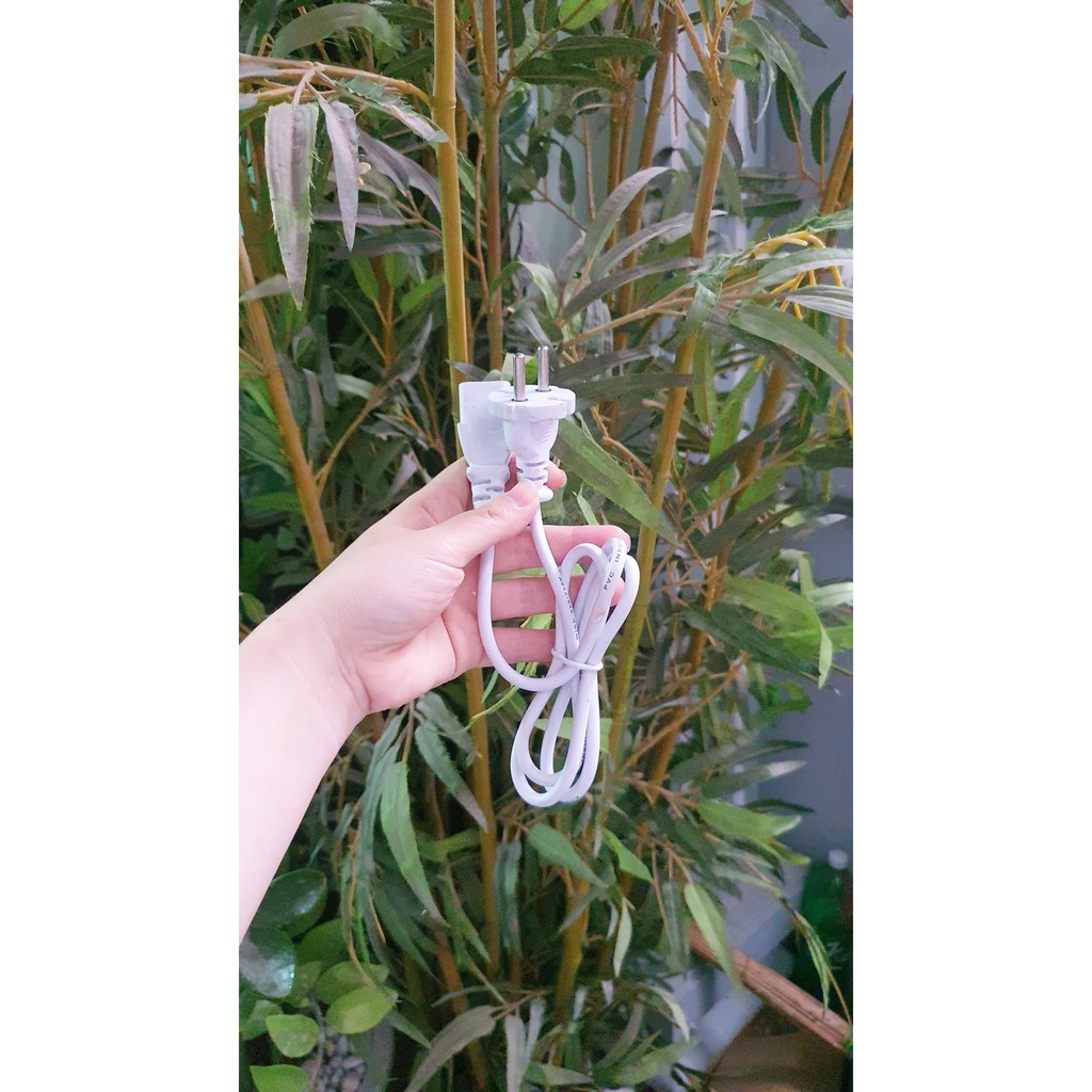 Dây nguồn PC 1M 2 chân lõi đồng nguyên chất -  lõi hợp kim dùng cho máy tính,máy in, nồi cơm điện... Máy Tính TT