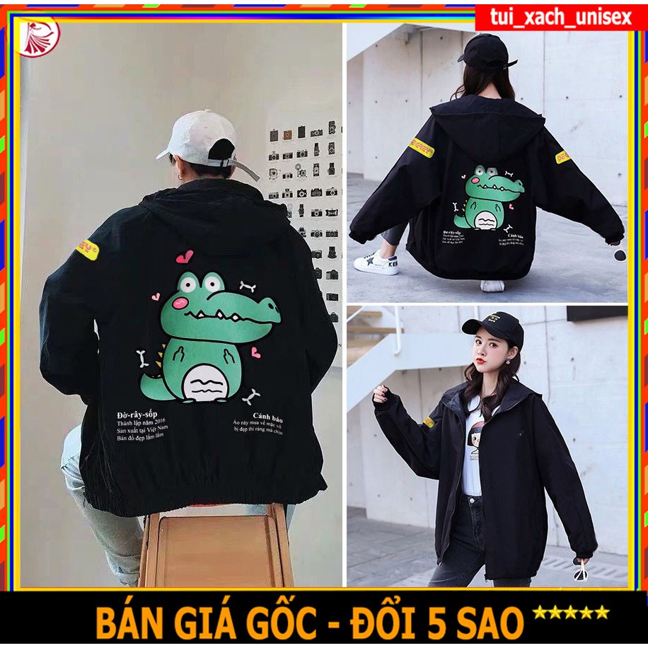 ❤️ GIÁ SỈ - LOẠI TỐT ❤️ ÁO KHOÁC DÙ NAM NỮ CAO CẤP HÓT TREND IN CÁ SẤU