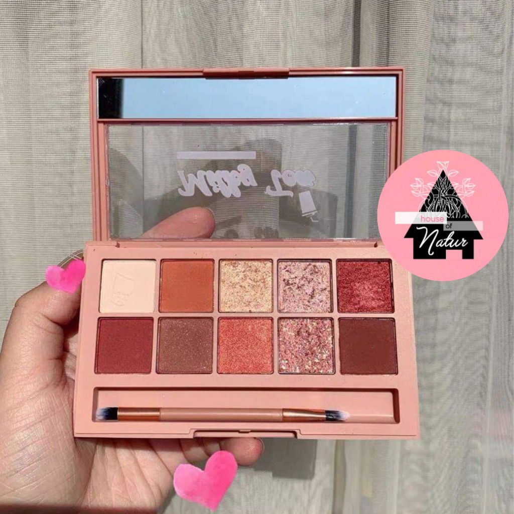 [Chính hãng] Bảng Phấn Mắt 10 Ô Kèm Cọ Marc Buse Best On My Shadow Bản Dupe Của Clio Pro Eye Palette