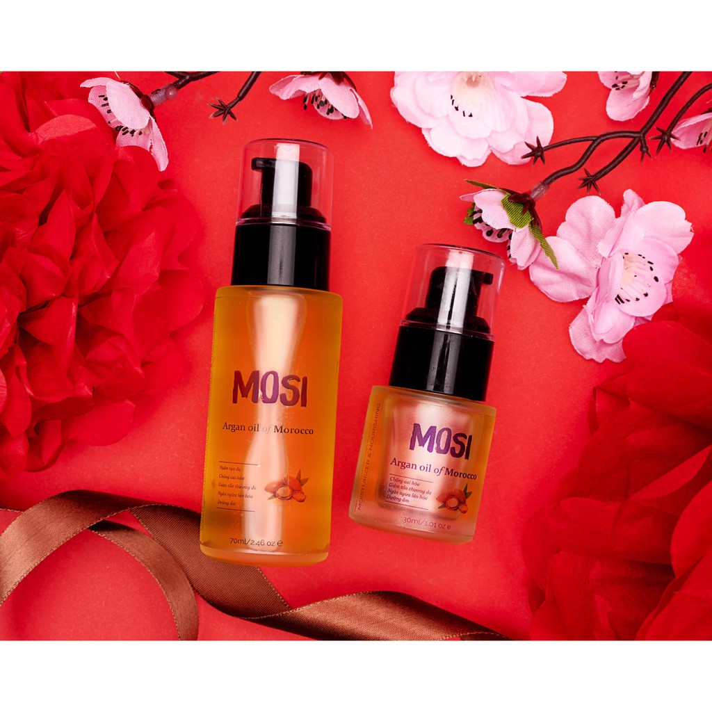 Dầu Argan chống rạn, dưỡng ẩm - Mosi 70ml