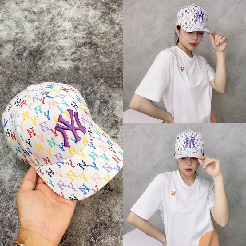 | Ảnh Thật | Mũ N.Y 7 Màu Lưỡi Trai